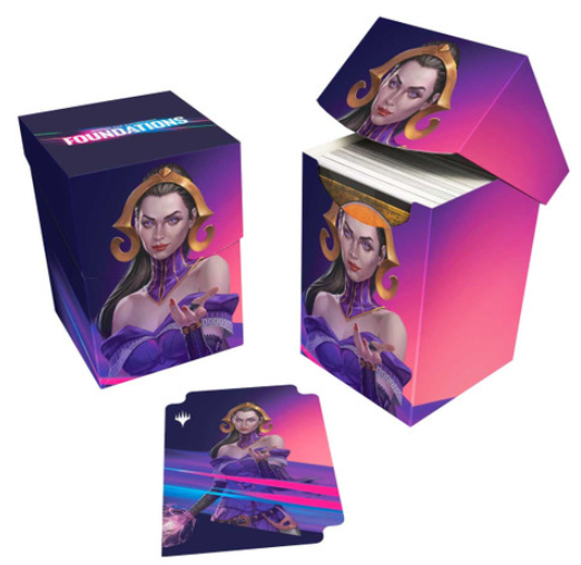 (image for) Foundations 100+ Deck Box Dark Liliana Vess